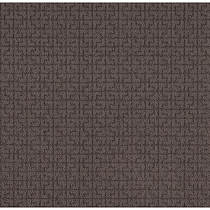 8 in. x 8 in.  Pattern Carpet Sample - Claymore - Color Tobacco
