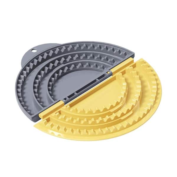 Adjustable Gray Tortilla Press Sealer, Removable Large Tacos Tortilla Crimper Maker, Quesadilla Crimper