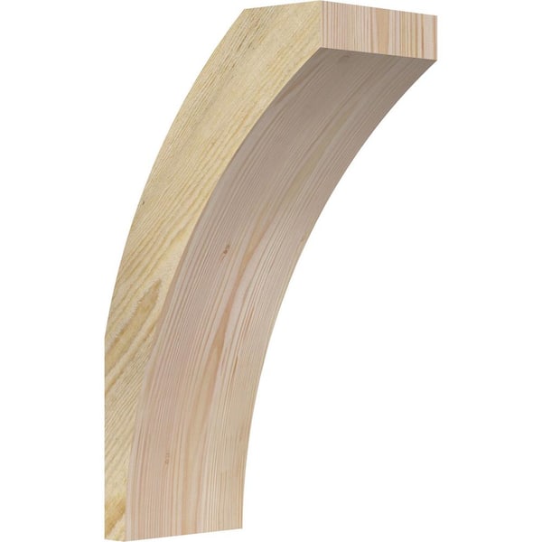 Ekena Millwork 6"W x 10"D x 18"H Thorton Rough Sawn Knee Brace, Douglas Fir