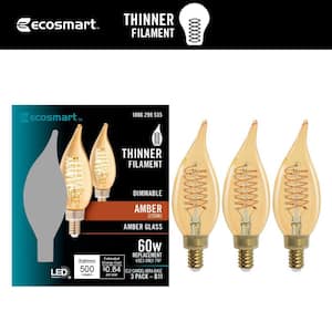 mi EVERYDAY I LIKE 6123592B8 EcoSmart 40-Watt Equivalent BA11 Dimmable Candelabra E12