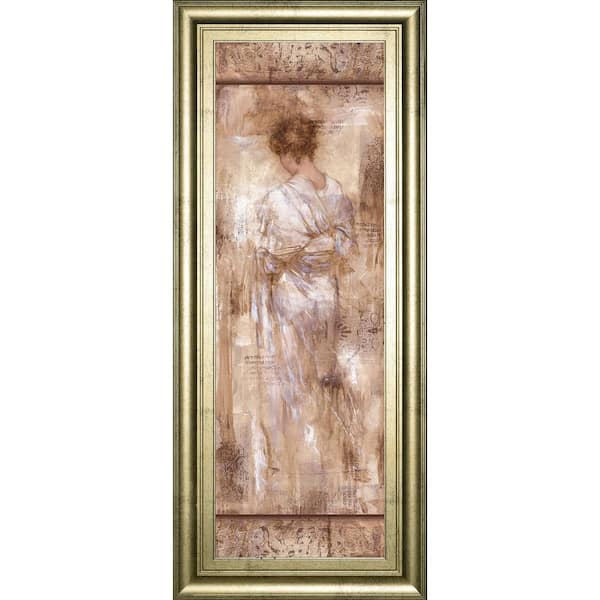 Classy Art "Grecian Bath I" By Fressinier Framed Print Abstract Wall Art 42 in. x 18 in.