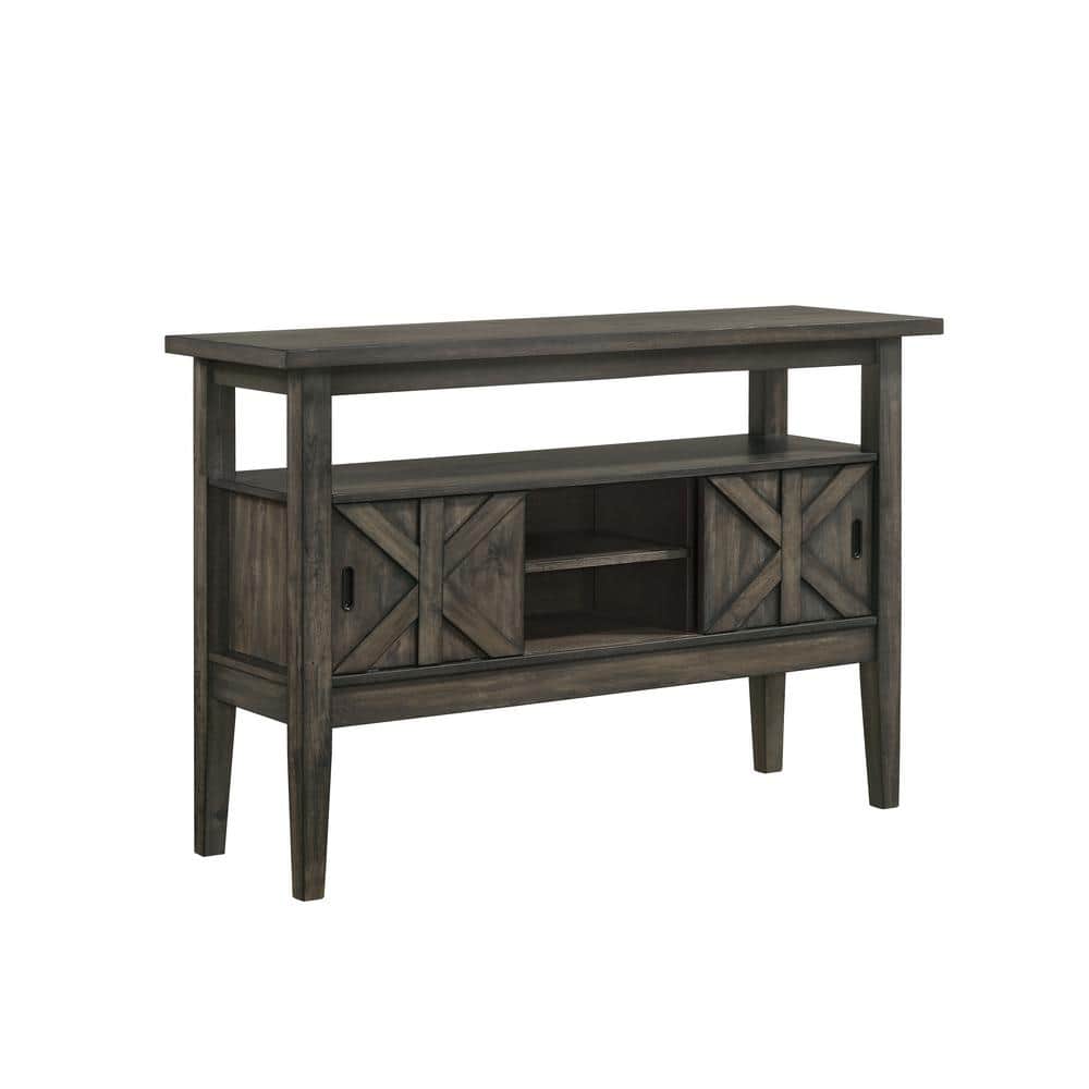 Gulliver Rustic Brown Solid Wood Transitional Server