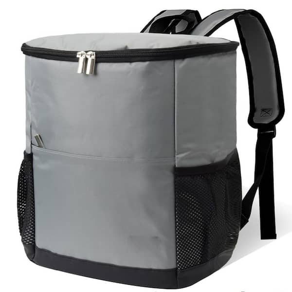 20 qt. Leak Proof Insulated Soft-Side Cooler Backpack Waterproof Lightweight 12h Hot Cold Retention 30 Cans