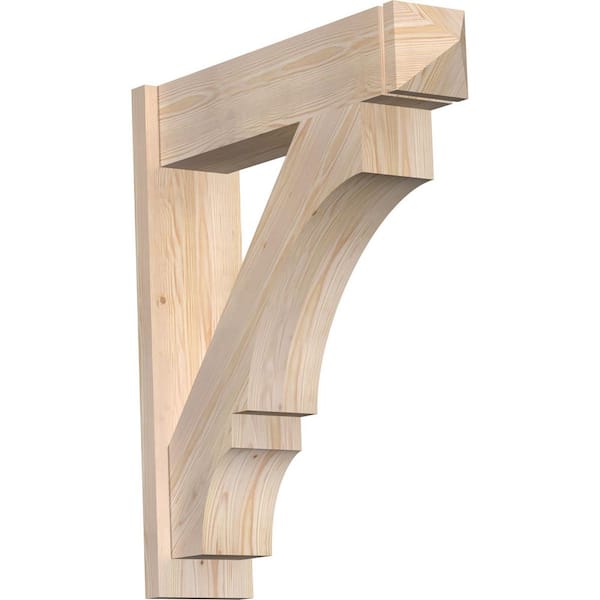 Ekena Millwork 8 in. x 34 in. x 30 in. Balboa Arts and Crafts Smooth Douglas Fir Outlooker