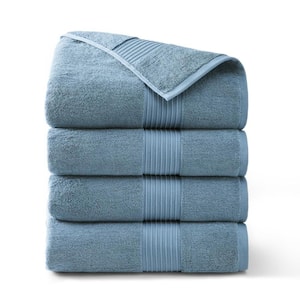 TOWN & COUNTRY LIVING Solid Dobby Border 30 in. x 58 in