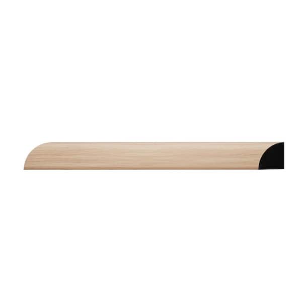 Ekena Millwork WM106 0.69 in. D x 0.69 in. W x 6 in. L Wood (Red Oak) Quarter Round Sample