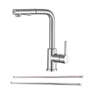 Vicki Single-Handle Pull-Down Sprayer Kitchen Faucet in Brushed Nickel