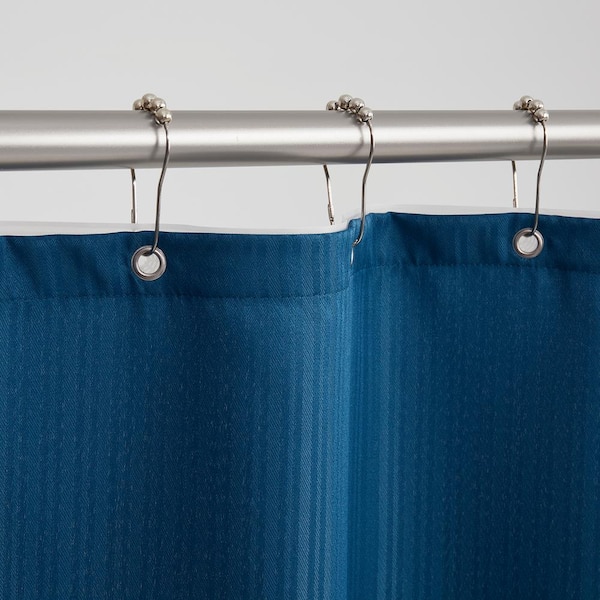 Clorox Solid Fabric Shower Liner - Blue