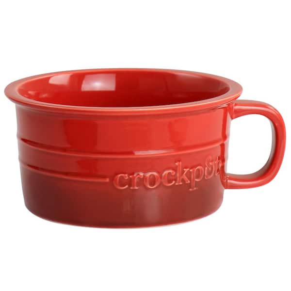 Crock Pot Appleton 12oz Stoneware Mini Loaf Pan Baker in Gradient Red