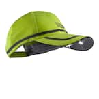 POWERCAP Safety Visibility LED Hat 25/10 Ultra-Bright Hands Free Lighted Battery Powered Headlamp Hi-Vis Yellow