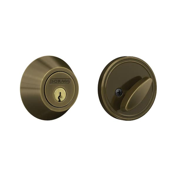 HED60 Series Antique Brass Single Cylinder Deadbolt