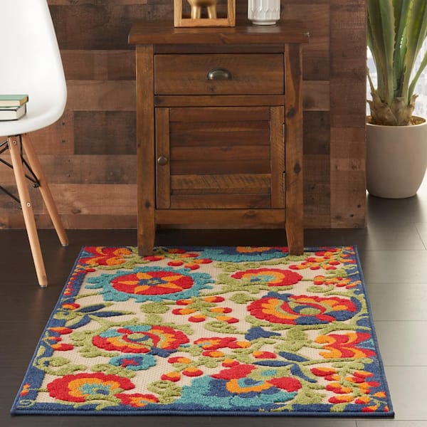 Tropical Leaf Shaped 3d Long Pile Bedroom Bedside Rug, Bathroom