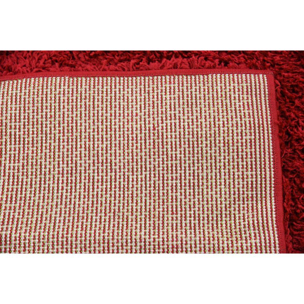 Cherry Red Luxe Shag 10'x13' Reversible Area Rug
