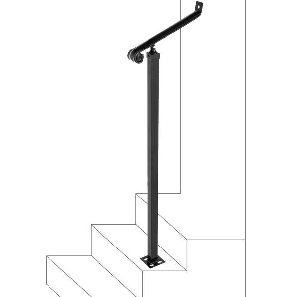 Handrails Building Supplies DIY & Tools VEVOR 40mm Pipe Wrought Iron ...