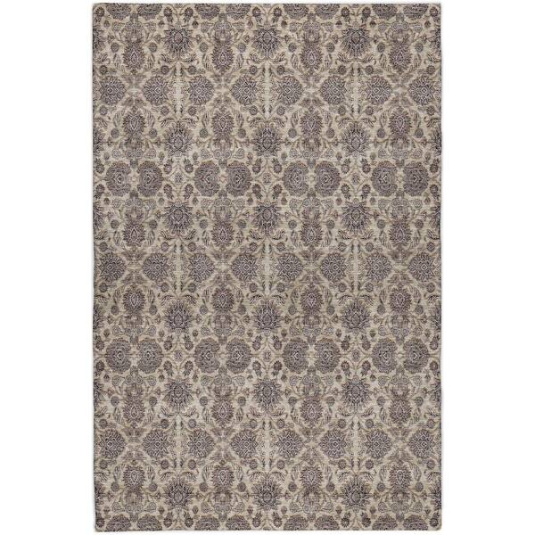 Dream Shag Premium Machine Washable Abstract ADS702 Ivory 10 ft. x 14 ft. Area Rug