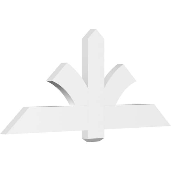 Ekena Millwork Redmond 60 in. W x 25 in. H x 2 in. D Signature Polyurethane Bracket