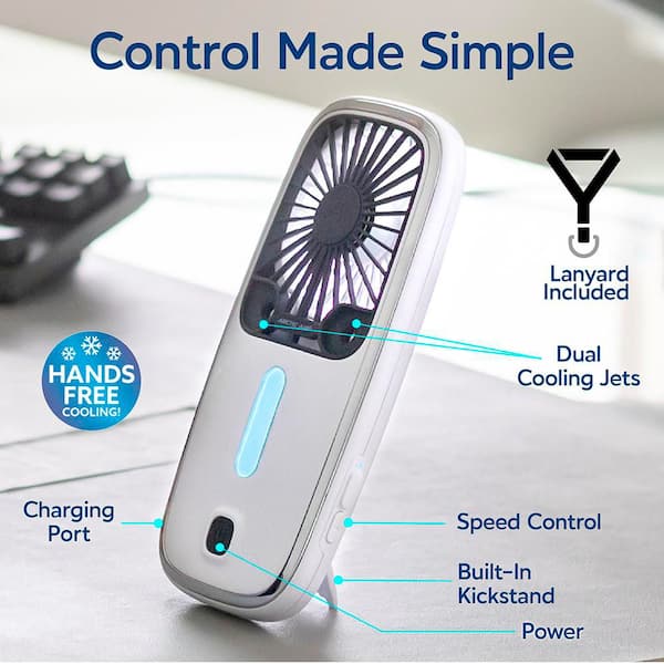 Personal Pocket 2CFM Portable Evaporative Cooler for 10 Sq. Ft.