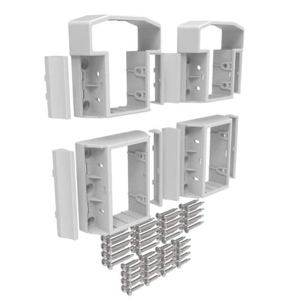 Vinyl - Bracket - Railing Accessories - The Home Depot