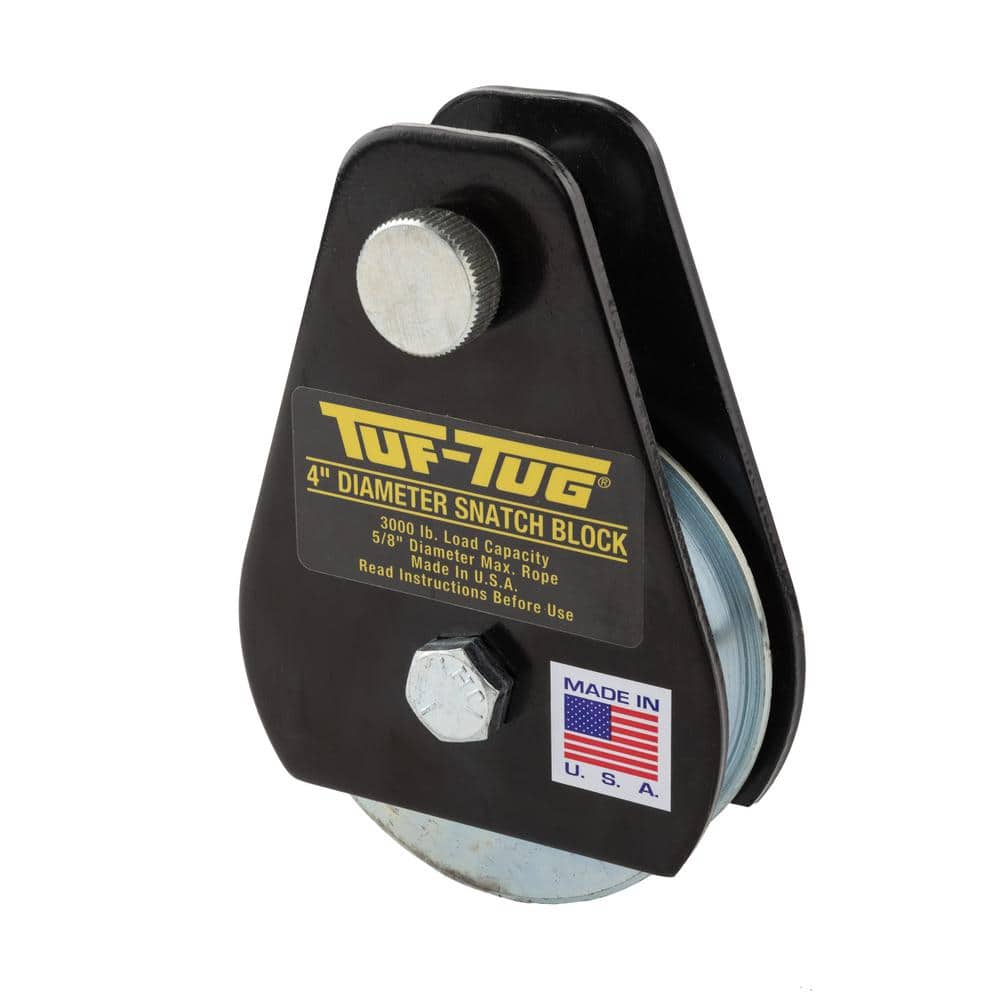 Reviews for TUF-TUG 4 in. Wire Rope Snatch Block, Plain Mount