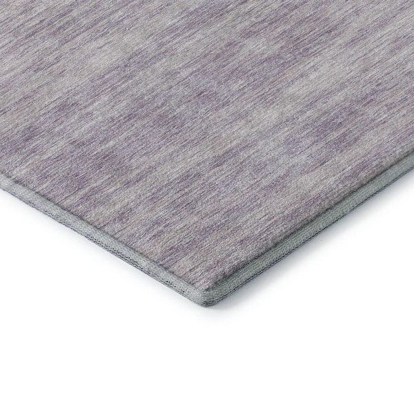 Mayfield Premium Machine Washable Abstract AMF951 Lavender 8 ft. x 10 ft. Area Rug
