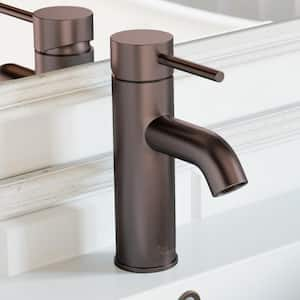 Ivy Single-Handle Single-Hole Bathroom Faucet in Oil Rubbed Bronze