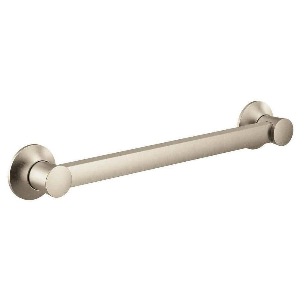 Flara 12 in. Concealed Screw Grab/Assist Bar in Brushed Nickel price history on PriceWatchPro