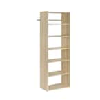 Essential Shelf 25.125 in. W Harvest Grain Wood Tower Closet System