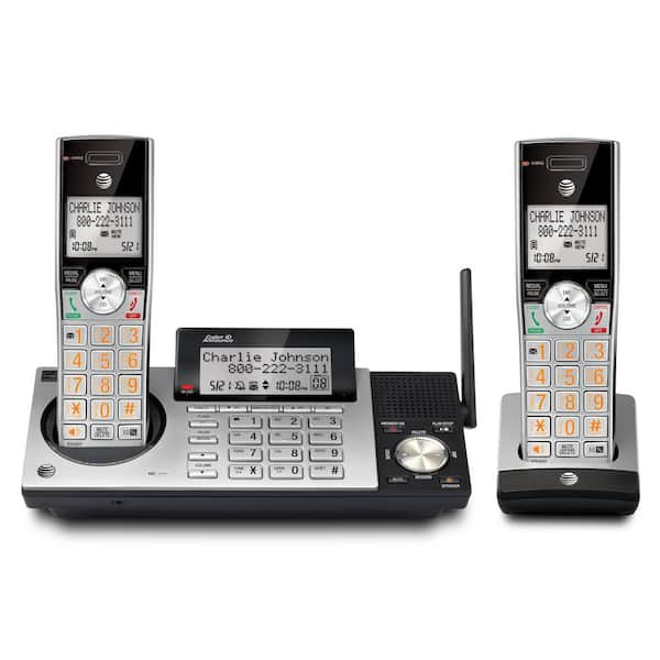 AT and T DECT 6.0 2-Handset Expandable Digital Cordless Answering System and Caller ID