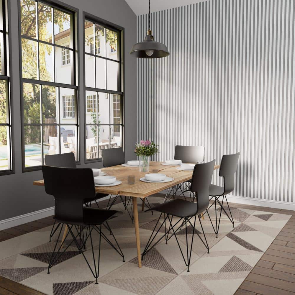 Adjustable White Acrylic Slat Wall Panel Kit
