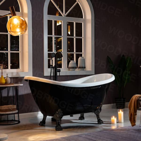 Baths and Kitchens Unlimited Luxury Showroom - 🖤Black clawfoot