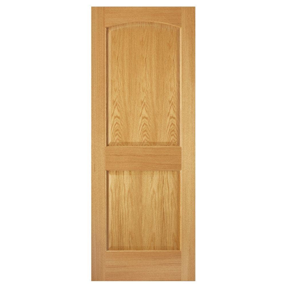 Steves & Sons 30 in. x 80 in. 2Panel Arch Solid Core Oak Interior Door