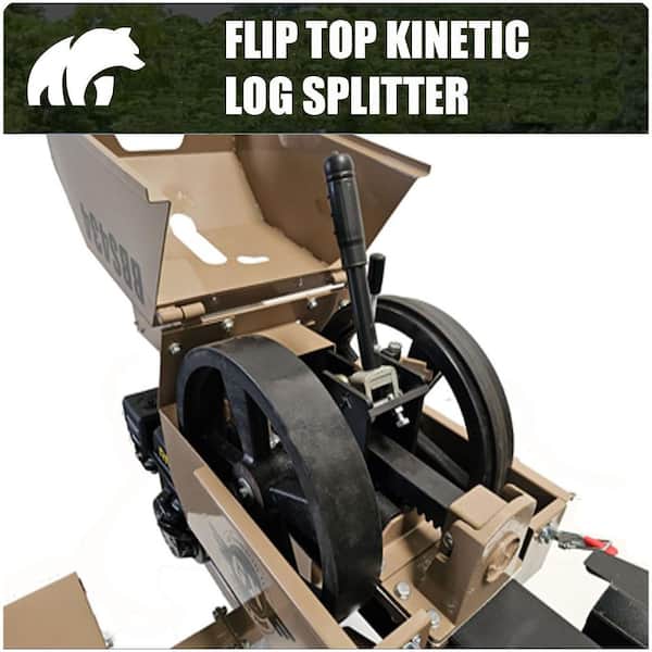 Grizzly Series Gas-Powered 34 Ton Kinetic 18 in. Log Splitter with 7HP Rato Engine