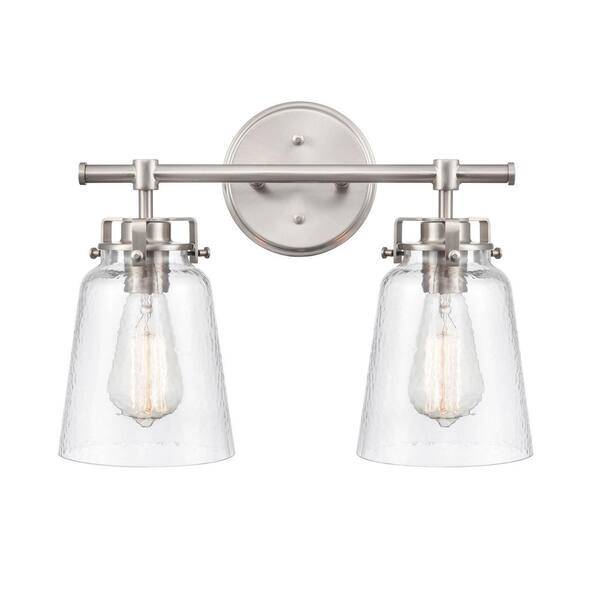 Millennium Lighting Amberose 16 in. 2Light Brushed Nickel Vanity Light
