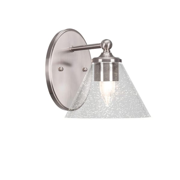 Unbranded Royale 1-Light Brushed Nickel Wall Sconce