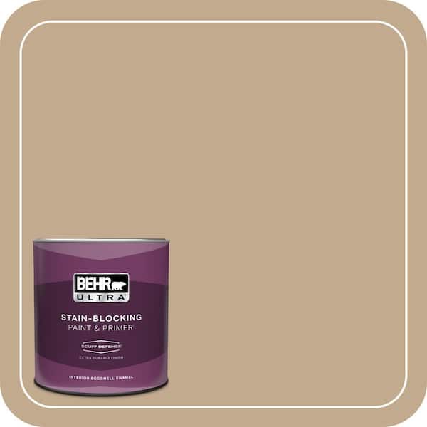 BEHR ULTRA 1 qt. #BXC-07 Palomino Tan Extra Durable Eggshell Enamel Interior Paint & Primer