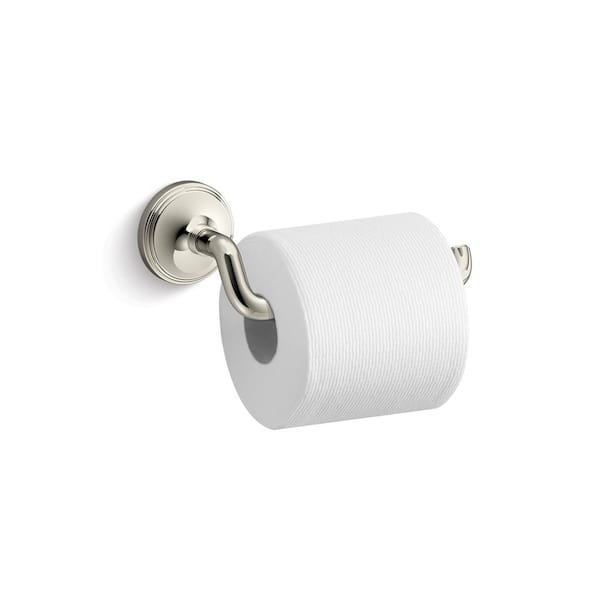 Paces Wall Mounted Toilet Paper Holder in Polished Chrome