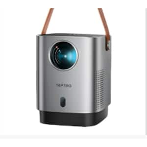 1920 x 1080 Full HD Mini Projector with 15000 Lumens, 4D/4P Keystone and Zoom, 5G WiFi and Bluetooth