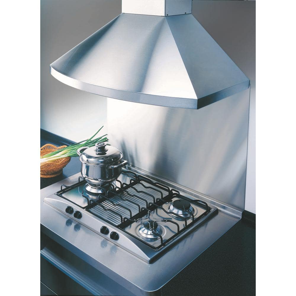 36-Inch Stainless Steel Wall Mounted Range Hood with LED Lights