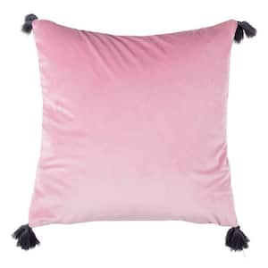 Adelina Pink 18 in. x 18 in. Throw Pillow