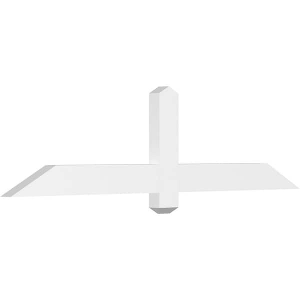 Ekena Millwork Eugene 60 in. W x 15 in. H x 2 in. D Signature Polyurethane Bracket