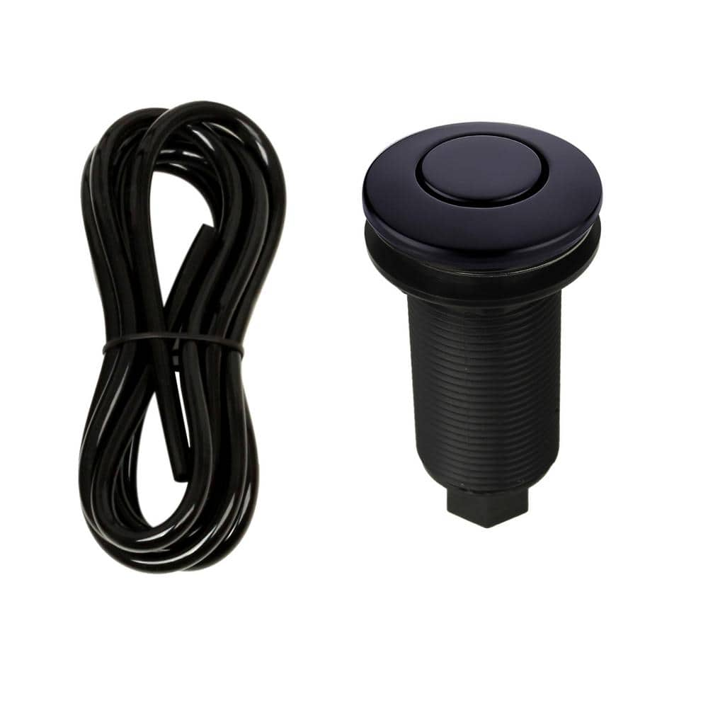 Akicon Matte Black Garbage Disposal Air Switch with Air Hose AK79001-MB ...