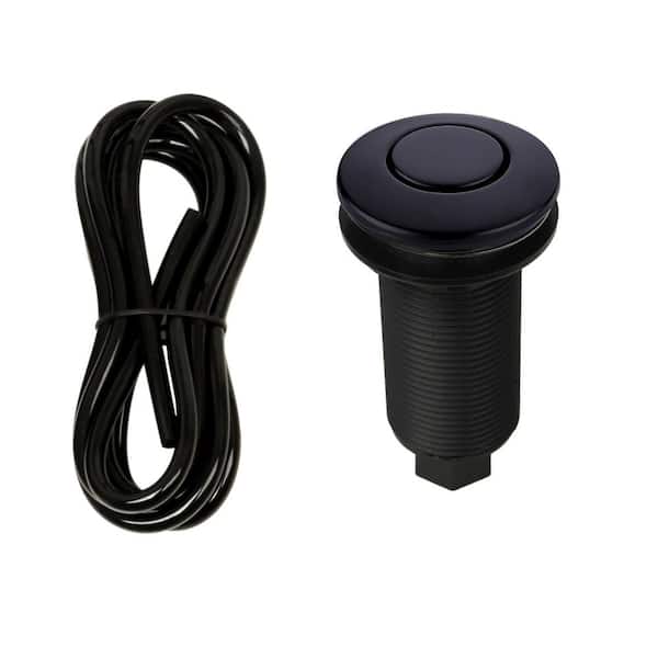 Akicon Matte Black Garbage Disposal Air Switch with Air Hose