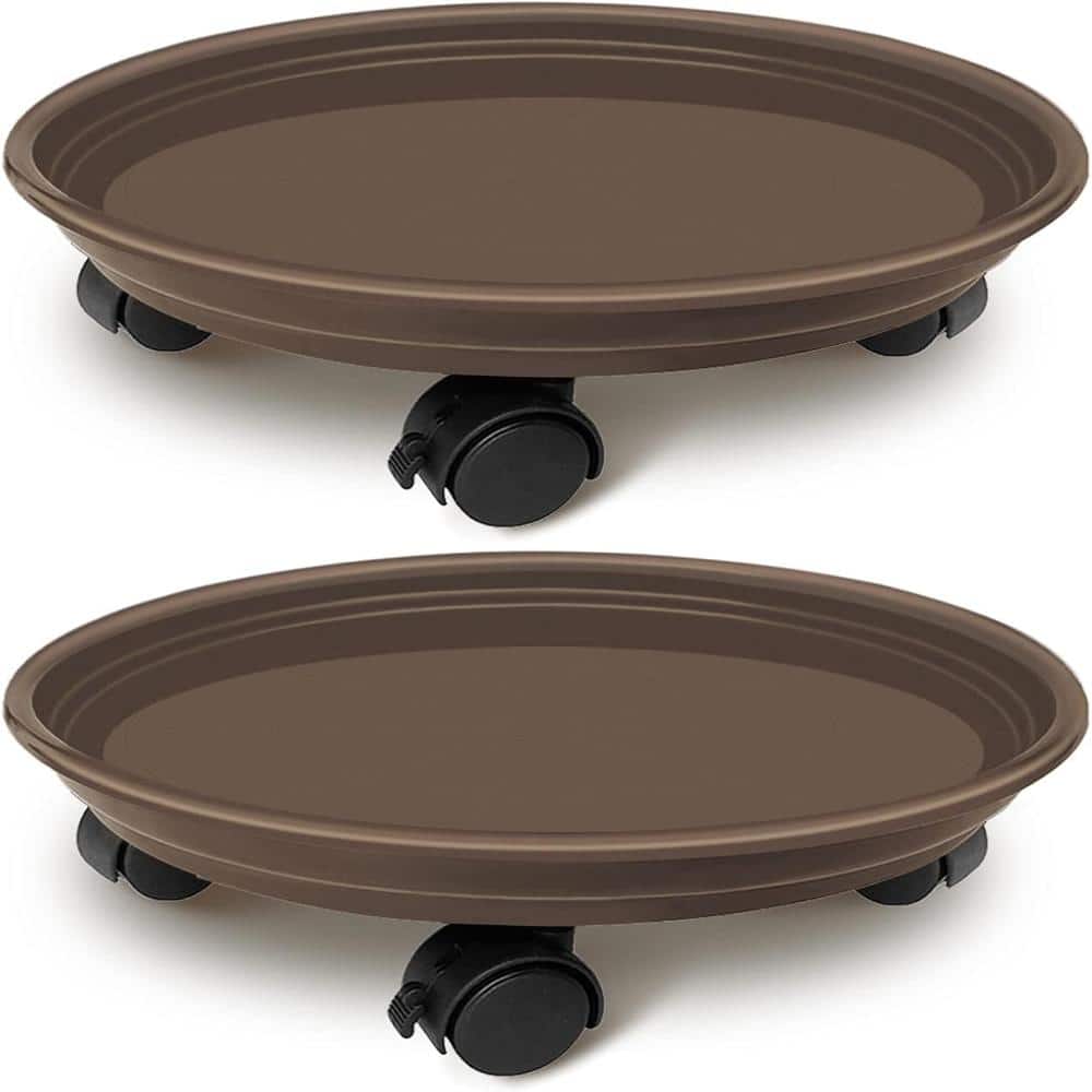 2 Pack of Plant Pallet Caddy with Wheels-Strengthening Resin price history on PriceWatchPro