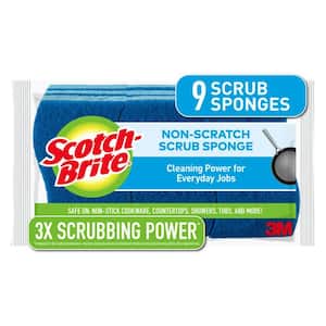 8 Count Scrubex Ninja Non-Scratch Odor Resistant Scrubber Sponge 