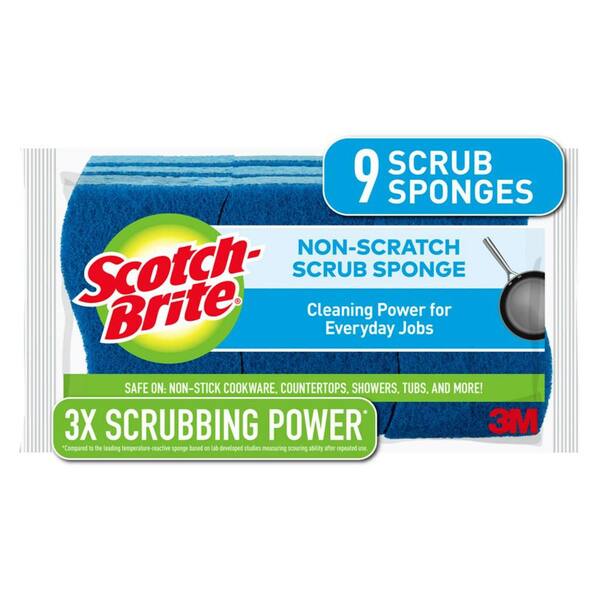 Scotch-Brite Non-Scratch Scrub Sponge (9-Pack)