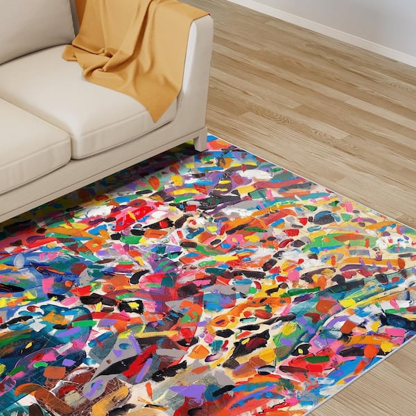 Empire Art Direct Multi-Colored 5 ft. x 8 ft. Meditations No. I