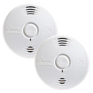 10 Year Worry-Free Sealed Battery Combination Smoke and Carbon Monoxide Detector with Photoelectric Sensor (2-Pack)