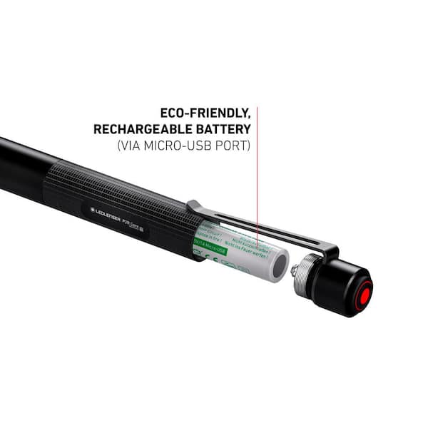 Ledlenser Inc P2R Core Rechargeable Pen Light, 120 Lumens