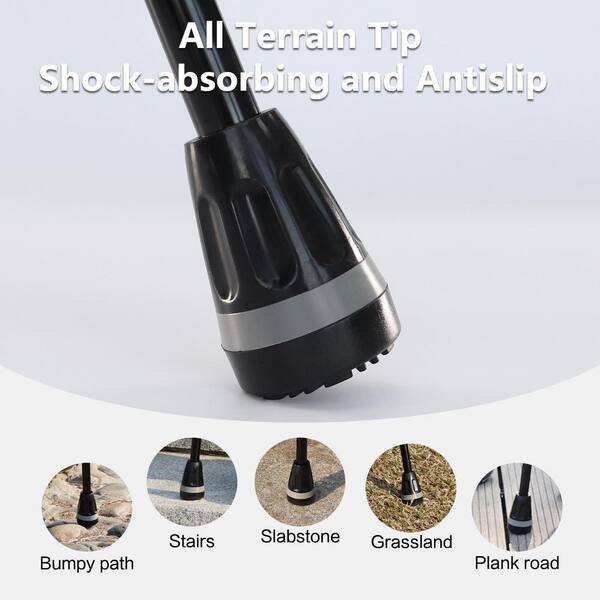 Wudkey Walking Canes for Men and Women, Soft Ergonomic Handle
