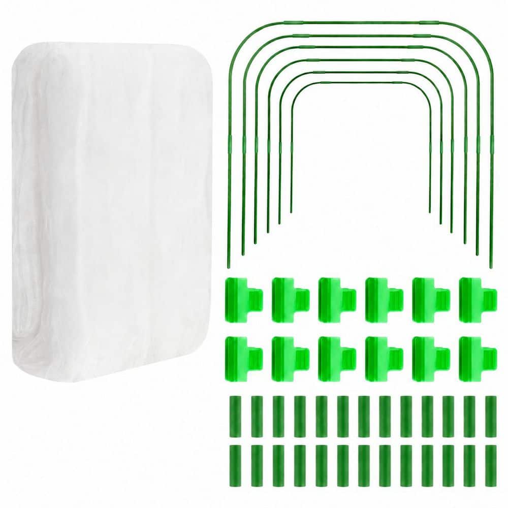67pcs Garden Mesh Netting Kit,6 Sets Wide Garden Hoops with 10x20 ft Garden Covers Bird Netting & 12 Clips price history on PriceWatchPro